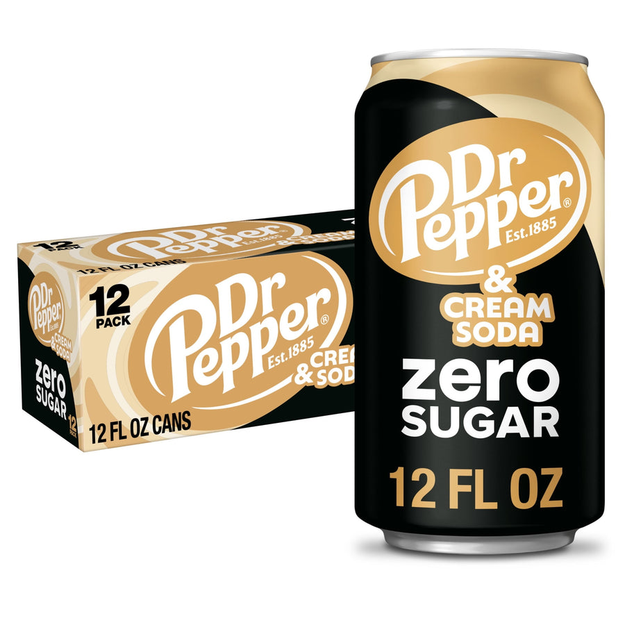 Dr Pepper & Cream Soda Zero Sugar D2
