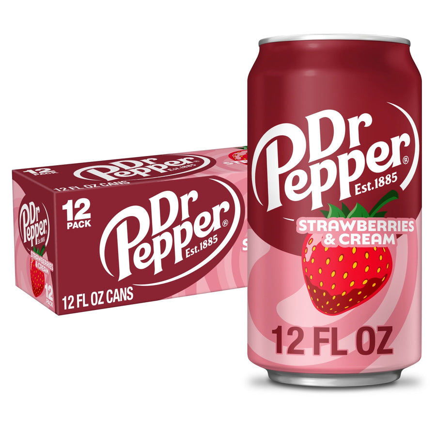 Dr Pepper Strawberries & Cream Soda X1